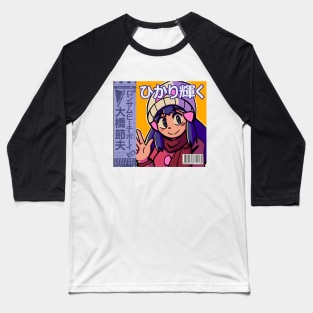 vaporwave anime aesthetic hikari dawn diamond pearl platinum Baseball T-Shirt